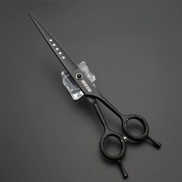 Набір професійних ножиць для грумінгу собак 7,0 дюймів (4 предмети) - прямі, для розрідження, вигнуті, для чухання, гребінець, для правші та лівші
