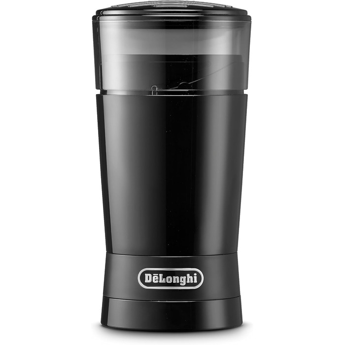 Електрична кавомолка De'Longhi KG200 з лезом, нержавіюча сталь, чорна