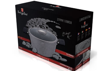 Каструля традиційна Berlinger Haus GRAY STONE TOUCH LINE, 6,1 л