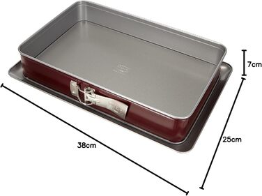 Форма для випічки Dr. Oetker прямокутна 38x25 см BICOLOR з антипригарним покриттям