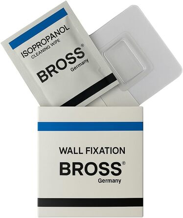 Щітка для унітазу Bross® Silikon - Набір з тримачем, антибактеріальна, швидке висихання, прозора