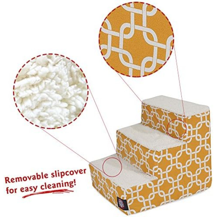 Трап для домашніх тварин Majestic Pet 3-ступенева, блакитно-бірюзова, з візерунком ланцюга, для котів та собак