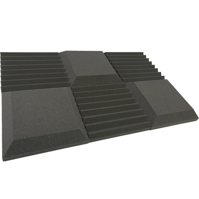 Акустичні шумопоглинаючі панелі Studio-Dämmplatten від Advanced Acoustics, пінополіуретан, 30.5 см, NRC 0.80 (1.48 кв.м), 16 шт.