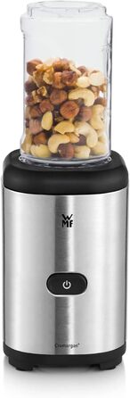 Блендер Kult X Mix & Go Mini - електричний шейкер для смузі, 300 Вт, Tritan, 600 мл, срібно-чорний