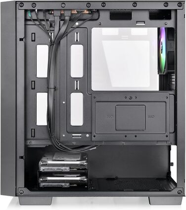 Корпус Thermaltake Versa H16 TG ARGB - Мікро-ATX, Чорний