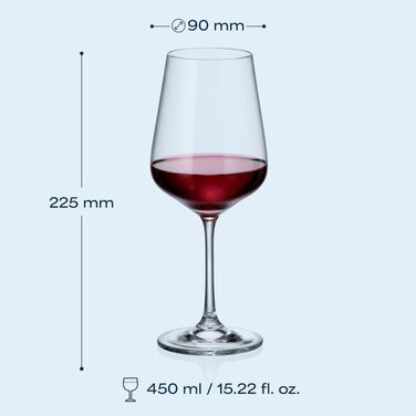 Кришталеві келихи Crystal Bohemia, набір 6 шт, 200 мл, для шампанського та просекко, стійкі до подряпин, елегантні, підійдуть для вечірок та як подарунок