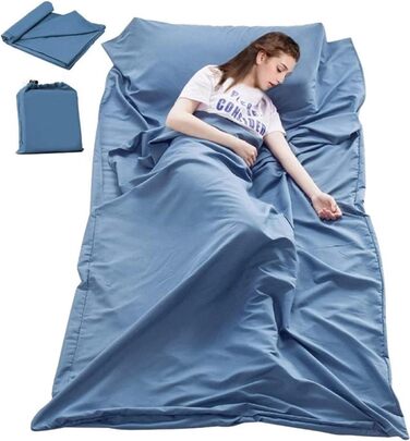 GIJMZY Sleeping Bag Liner Breathable Portable Sleeping Bag Liner Sleeping Bag Travel Mat Camping Outdoor Sleeping Bag Set Hotel Room Liner