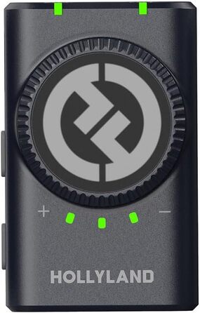 Hollyland Lark M2 Бездротовий петличний мікрофон для iPhone 17/16/15 та Android, 300м радіус дії, Hi-Fi звук, 30 годин роботи від акумулятора, комбі-версія