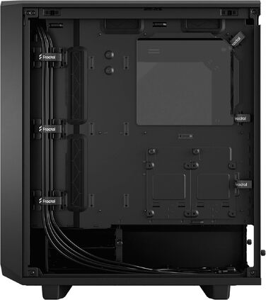 Корпус для комп'ютера Fractal Design Meshify 2 Compact Black ATX Mid Tower (Black TG Light Tint), високий повітряний потік
