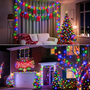 Ланцюжок LED-ліхтарів на батарейках: 1000 LED, тепле світло, для дому та вулиці, з пультом, для вечірки, весілля, декору ялинки