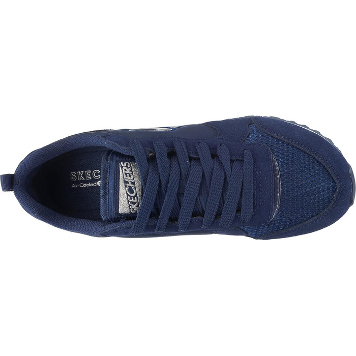 Кросівки Skechers OG 85-Goldn Gurl Navy Suede Mesh Nylon Silver Trim, 39.5 EU