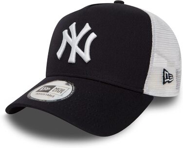 Кепка New Era Clean Trucker 2 Adjustable NY Yankees Hellgrau Gray White