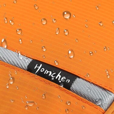 Подорожня туалетна косметичка для чоловіків та жінок з 4 відділеннями, велика місткість, компактна, оранжевого кольору