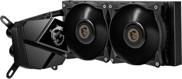 MSI MAG CoreLiquid R V2 - 240мм водяне охолодження CPU, RGB, сумісність AMD/Intel, білий корпус