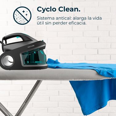 Станція прасування Cecotec IronHero 3200 Station Essential: 3200 Вт, 8 бар, постійна подача пари 150 г/хв, Turbo Slide підошва, автовимкнення, Cyclo Clean, антинакип-фільтр