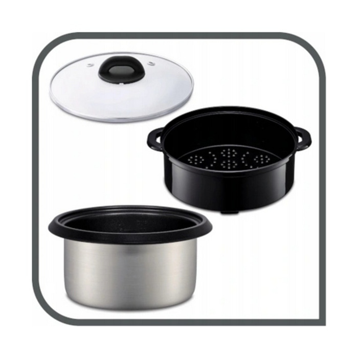 Електрична каструля Tefal Classic RK1038, 700 Вт, 5 л, чорна