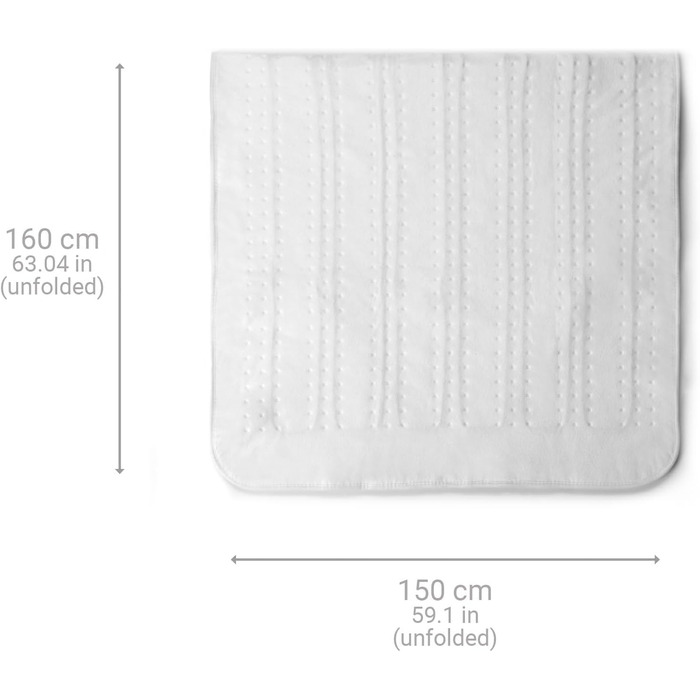 Електрична грілка Medisana 150x80 см з автовимкненням та захистом від перегріву, 3 режими температури, пральна, HU 676