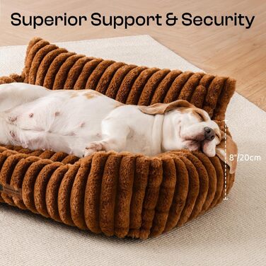 М'яке ліжко для собак та котів MEWOOFUN - зручне та затишне, для маленьких собак та котів, заспокійливе ліжко