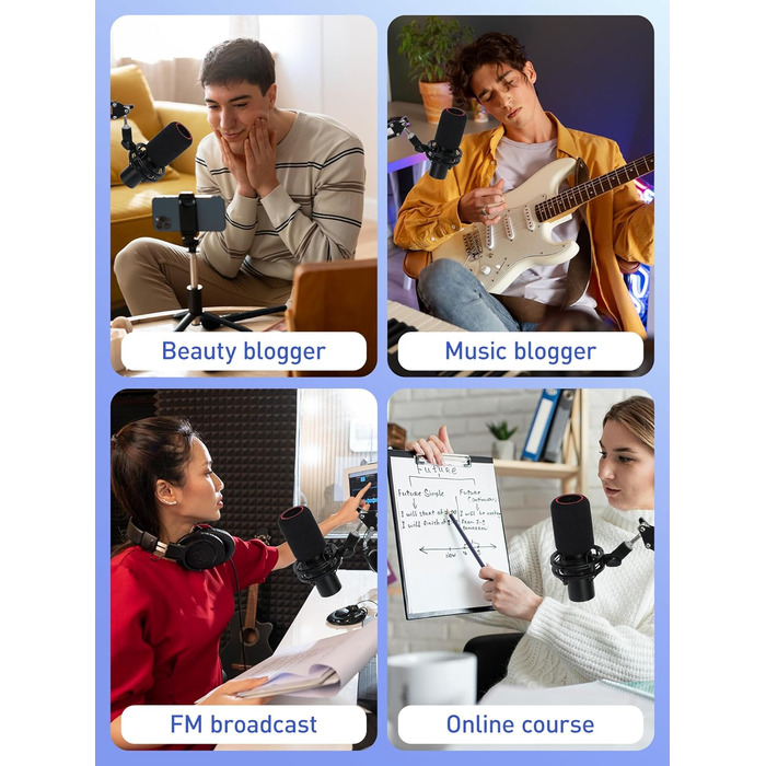 Кріплення для мікрофона HyperX QuadCast та інші - YOUSHARES (з поп-фільтром)