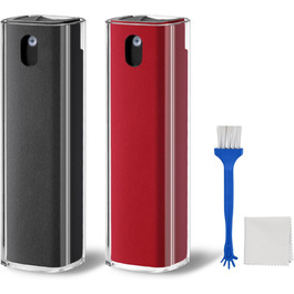 Очищувач екрану для мобільних пристроїв 2шт (сірий + рожевий) з щіткою, 10мл