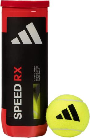 Adidas Speed RX Padel Balls - Unisex Yellow Padel Tennis Balls