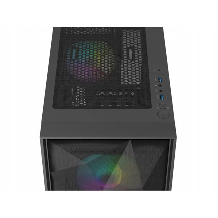 Корпус для комп'ютера Genesis Diaxid 605 ARGB Midi Tower ATX, вікно, чорний
