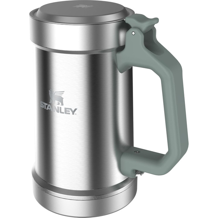 Термокружка Stanley з відкривачкою для пляшок, 680 мл, зелений колір молотний, нержавіюча сталь