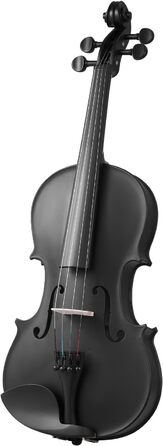 Скрипка VEVOR 4/4 з аксесуарами: футляр, струни, колінь, підставка, тюнер та інші