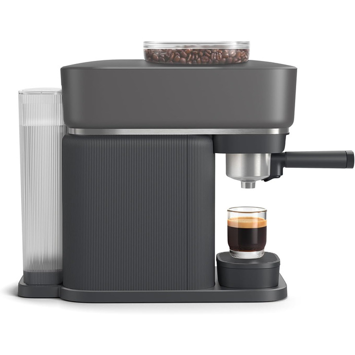 Кавомашина Philips Baristina, еспресо, автоматична, 16 бар, чорний, з млином, для дому, компактна