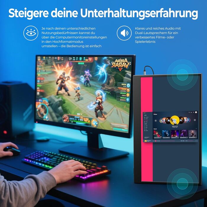 Портативний монітор 15.6