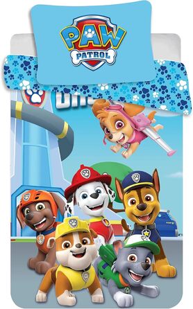 PAW Patrol Джері Фабрікс PP201 Комплект постільної білизни для дитячого ліжечка 100x135 см