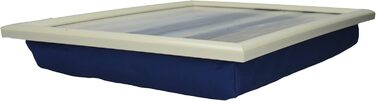 Creative Tops 'Blue Abstract' Cushioned Lap Tray, 44 x 34 cm (17