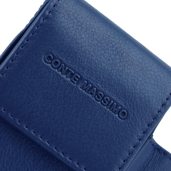 Conte Massimo сигаретний футляр з натуральної шкіри з тримачем для запальнички, для жінок і чоловіків