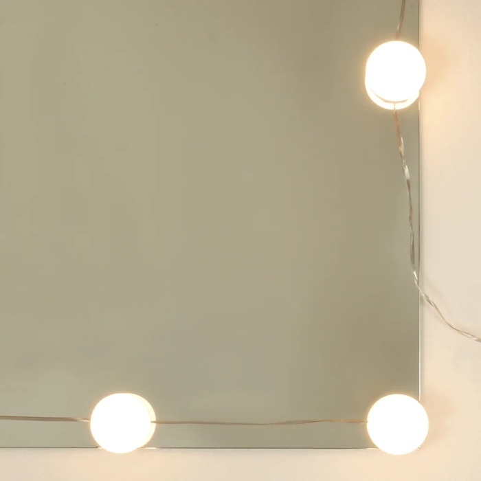 Шафа в ванну кімнату з дзеркалом та LED-підсвіткою, колір 
