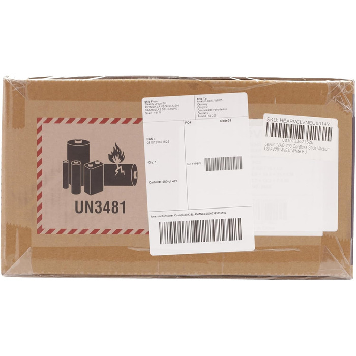 Бездротовий пилосос Levoit LVAC-200: 4-в-1, для дому та авто, фільтрація 99.9%, видалення шерсті тварин