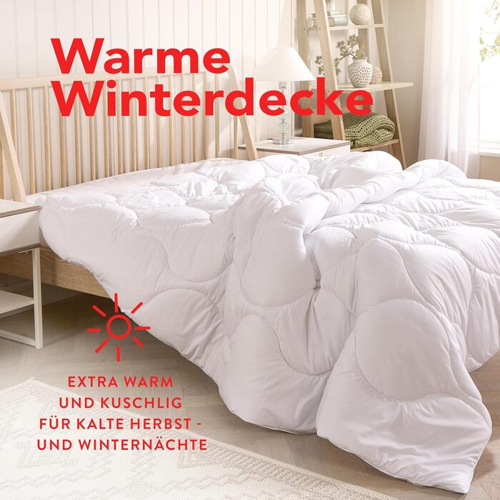 Ковдра John Cotton New Way 200x220 - інноваційна дихаюча ковдра для алергіків | Сертифікована Oeko-Test | Ідеальна для весни та осені | Тепла зимова ковдра 200x200 см