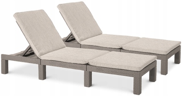 Шезлонг Keter Daytona Deluxe, колір капучино