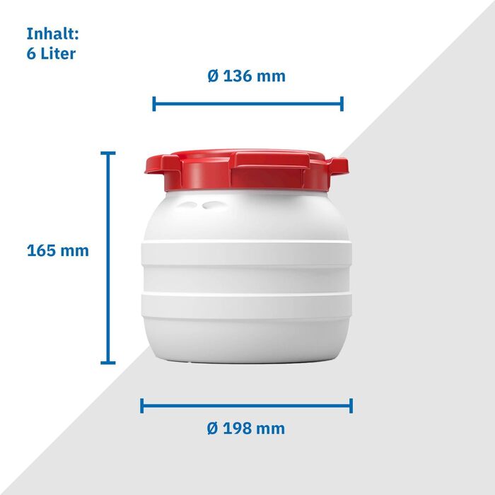 Контейнер для корму для тварин з кришкою та лопаткою | Великий отвір | 3.6 літра, HDPE, преміум-якість