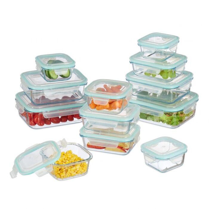 Relaxdays Freshness Food Storage Containers 12-Piece Set