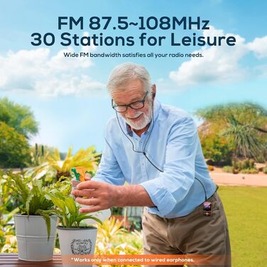 MP3 плеєр Bluetooth 5.3 Orange: Спорт, 16GB, Радіо, E-Book, Крокомір, Запис голосу, MicroSD до 128GB