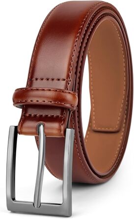 Чоловічий шкіряний ремінь Flintronic, 90/100/110/120/130 см. Металевий ремінь в стилі ретро, універсальний для джинсів та костюмів. Ширина 33 мм.