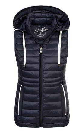 Жіноча степна жилетка NEW VIEW L70012FC00 з капюшоном, темно-синій (темно-сапфіровий)