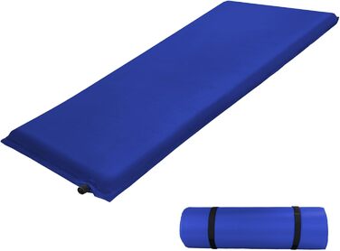 Килимок для кемпінгу Alpidex Isomatte Camping, 200 x 66 x 6 см, самонадувний, темно-синій