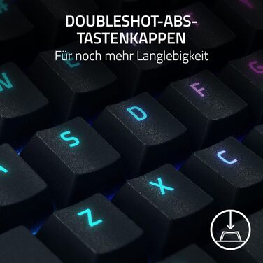 Механічна ігрова клавіатура Razer BlackWidow V4 X (Green Switch) з RGB Chroma підсвічуванням, QWERTZ DE-Layout