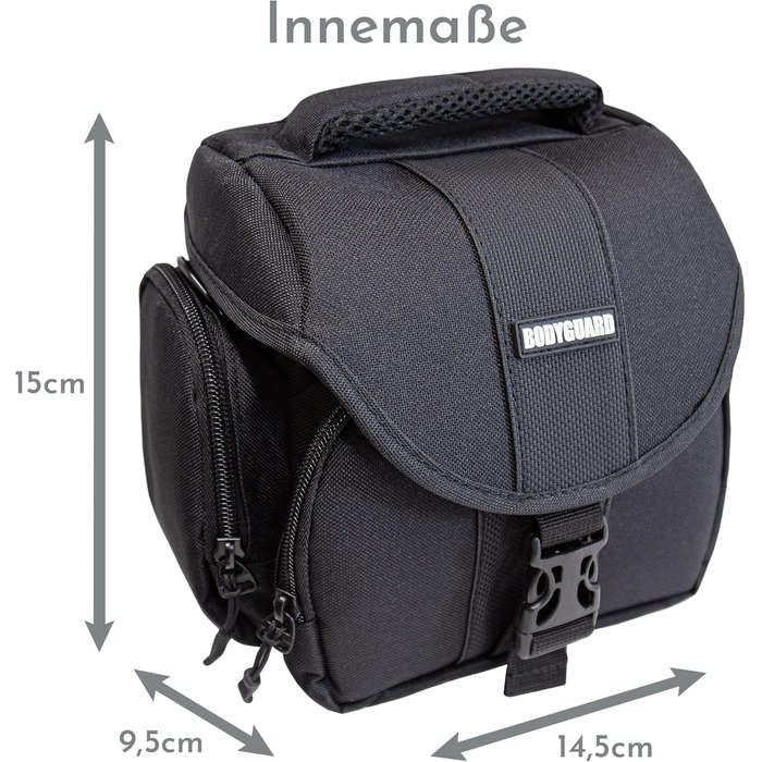 Сумка для камери Bodyguard: для системних бездзеркальних, мікросистемах та DSLR (Panasonic, Sony, Nikon, Canon) - XL