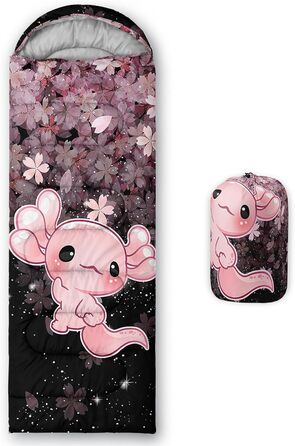 Спальні мішки QOOMO для кемпінгу, 3 сезони, для дорослих та дітей, легкі, водонепроникні, для подорожей та відпочинку на природі