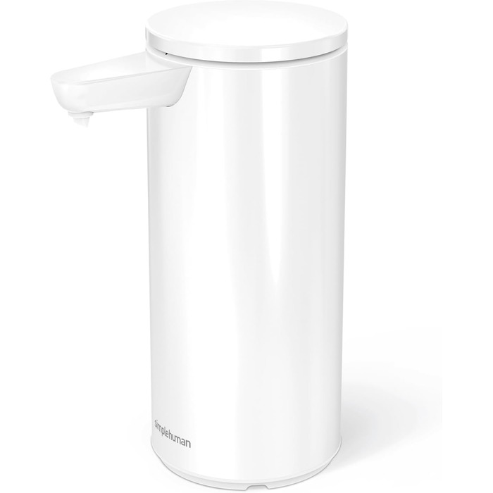 Simplehuman Rechargeable Automatic Soap Dispenser - Stainless Steel, Variable Dosage, Drip-Free, IP67 Waterproof, ST1082