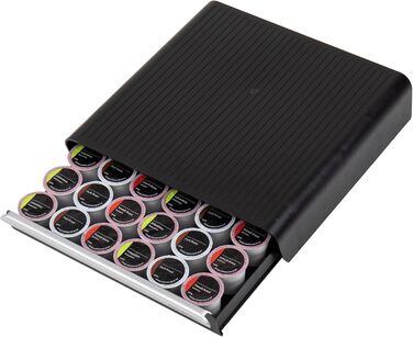 Органайзер для кавових капсул Mind Reader HERO36-BLK на 36 капсул, пластиковий, чорний