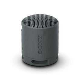 Портативна Bluetooth колонка Sony SRS-XB100 чорного кольору: волого- та пилозахист IP67, до 16 год роботи, ремінець для перенесення