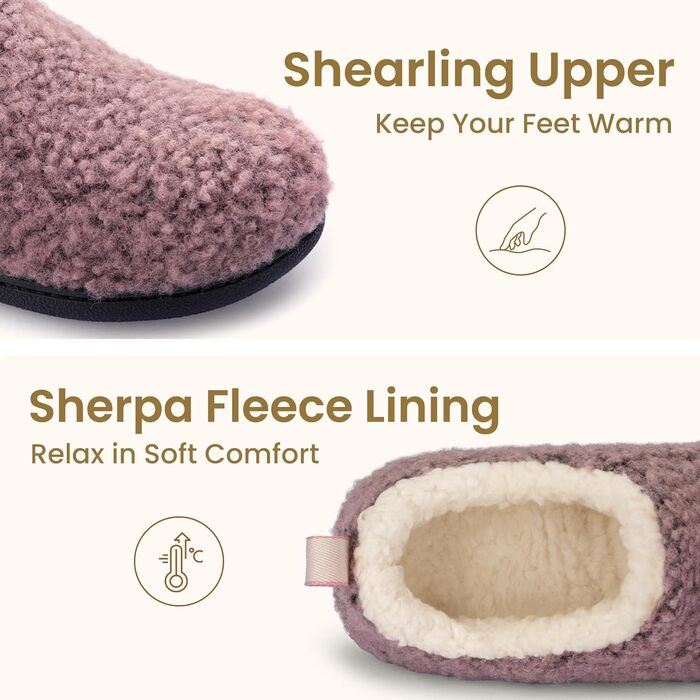 Домашні тапочки RockDove Nomad для жінок з пам'яттю піни, рожеві, 39/40 EU